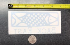   BACK EAST   surf vintage style decal