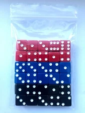 NEW Set of 30 = 10 Red,Blue,Black  6 Sided 12mm Dice D&D RPG Game MTG Bunco  D6 