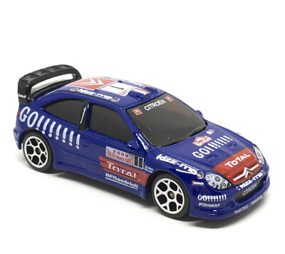 Majorette Citroen Xsara WRC GO!!! Blue 1/57 (3