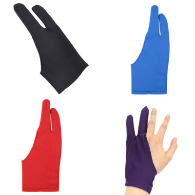 Sketch Handschuh 2 Finger Anti-Friktion für Grafiktablet und Stift COLOR YC9A