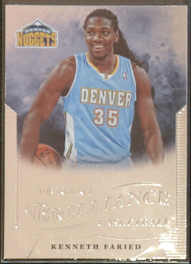 2012-13 KENNETH FARIED PANINI BRILLIANCE ROOKIE CARD!