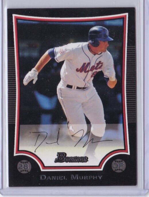 2009 Bowman #66 DANIEL MURPHY New York Mets (ID8)