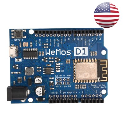 WeMos D1 R2 V2.1.0 ESP8266 ESP-12 NodeMCU WiFi Development Board For Arduino US