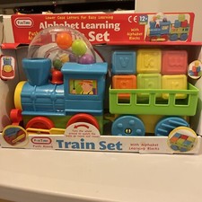 Fun Time 5324 Push Along Alphabet Learning Train Set with Alphabet Blocks