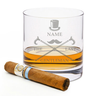 Leonardo Whiskyglas mit Gravur ''The last Gentleman''