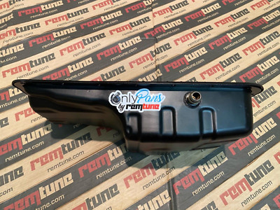 B16B B18C VTEC Turbo Oil Pan 10AN Bung TIG Welded GSR Type R Honda Civic Integra