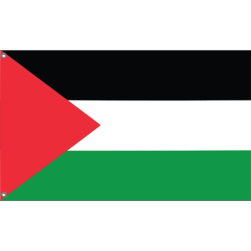 Palestine Flag Unique Design, 3x5 Ft / 90x150 cm, EU Made - Picture 3 of 5