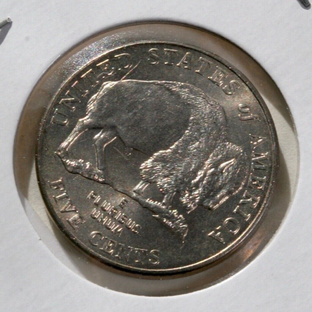 2005-P 5 Cent Rear Wounded Bison Error Coin Jefferson Nickel Die Crack 