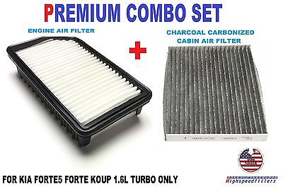 Combo Set Engine Cabin Air Filter 28113-A5800 for Kia Forte5  Forte Koup