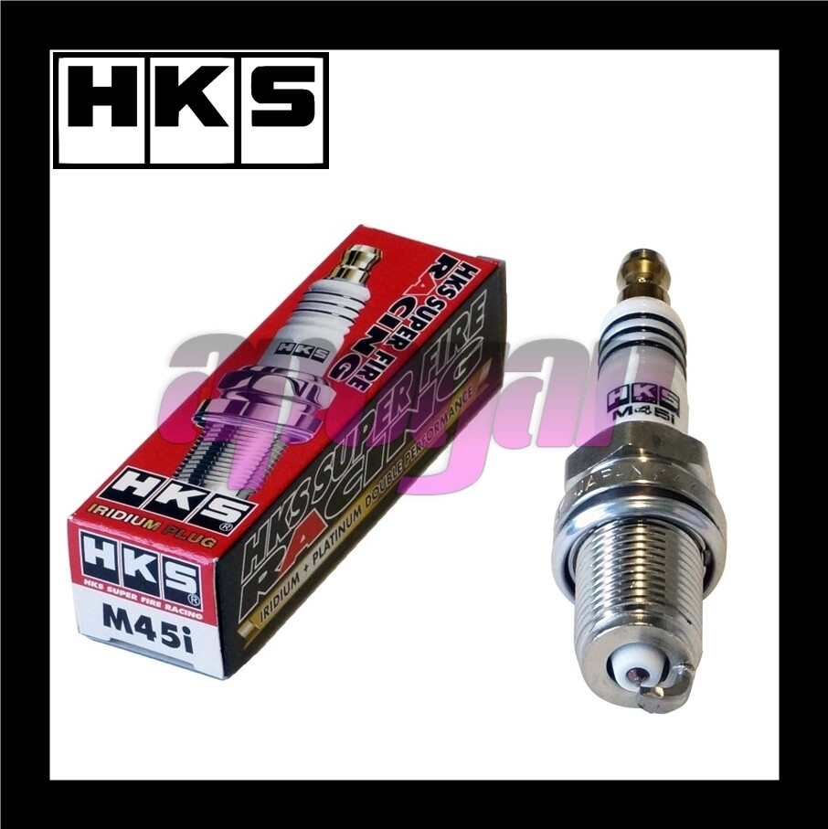 HKS Super Fire Racing Plug M45i 6pcs ISO Type φ14 x 19mm 50003-M45i x 6