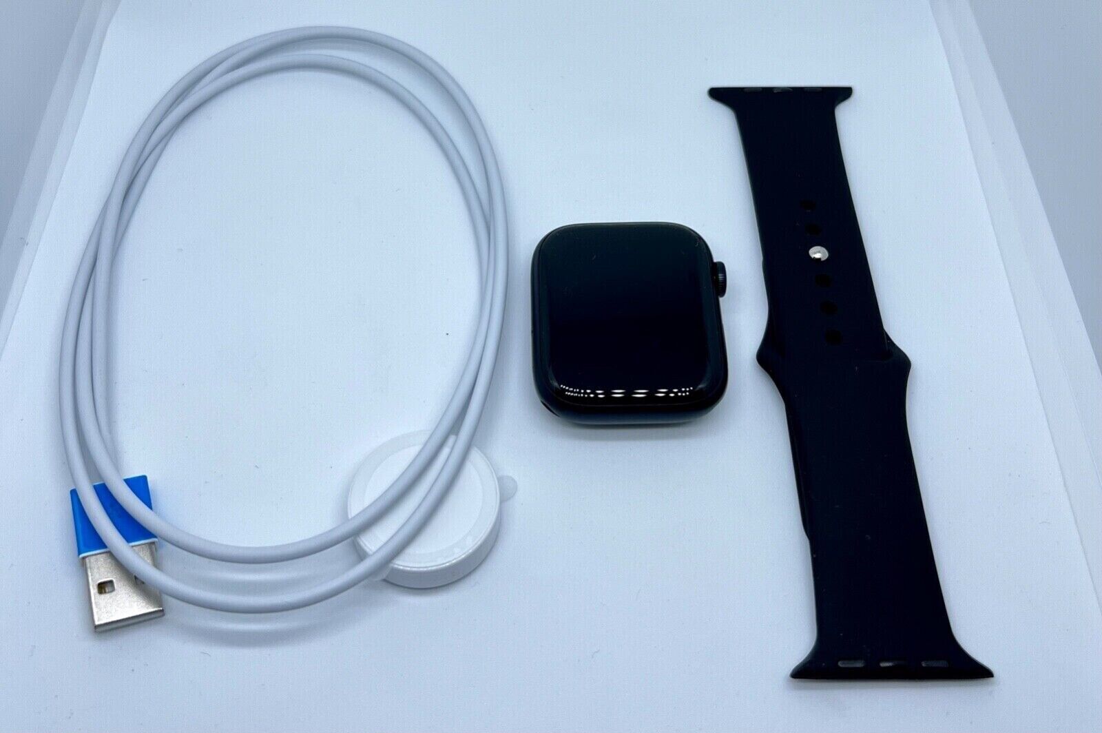 Apple Watch Series 7 41mm GPS Midnight Case with Black Sport Band