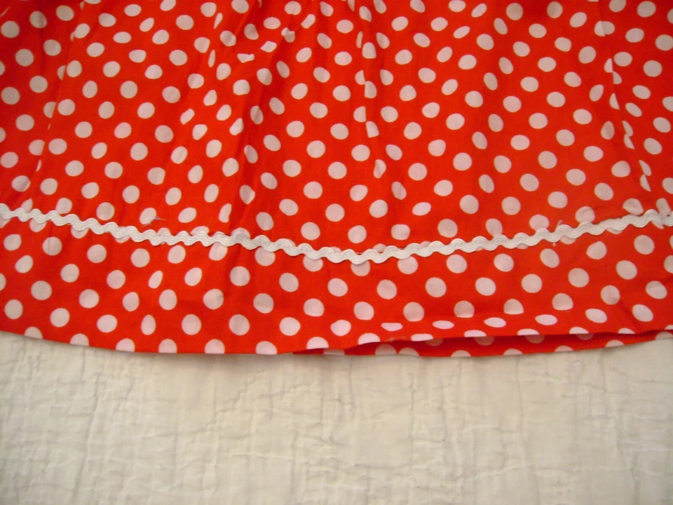 Nuevo Vestido Minnie Mouse Obispo Calado Talla 2T Disney ROJO Blanco Lunares Nuevo con Etiquetas Foto 4 de 4