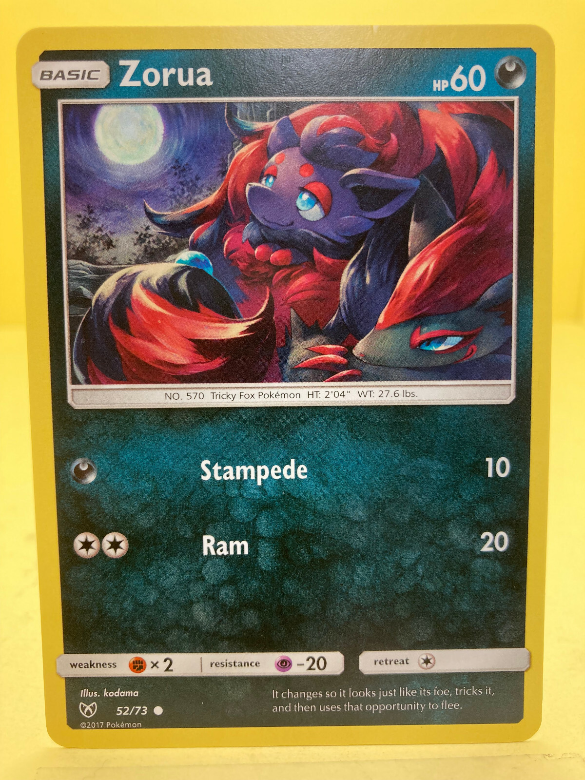 Non-Holo Pokemon Sun & Moon: Shining Legends /73 Card ($2 Minimum Order Required