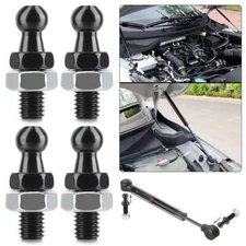4pc Ball Mount Threaded Stud Brackets 10mm Gas Prop Strut Spring RV Camper 1.33"