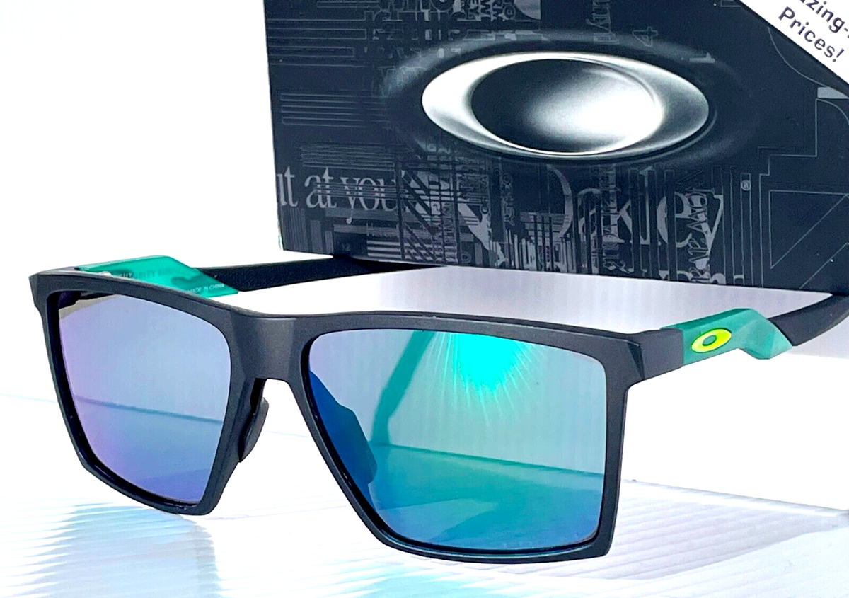 NEW Oakley FUTURITY SUN Satin Black PRIZM Jade Lens Sunglass 9482