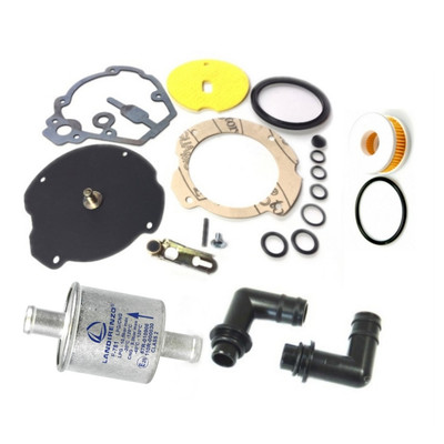 Service LPG Landi Renzo Reparatursatz + Filtereinsatz Fase Liquid / Gas Cops