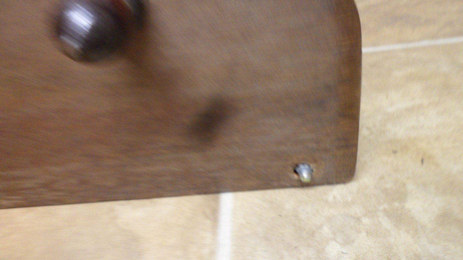 Vintage Large Wood Wall Display Curio Cabinet Knick Knack Shelf Door 17" X 15"