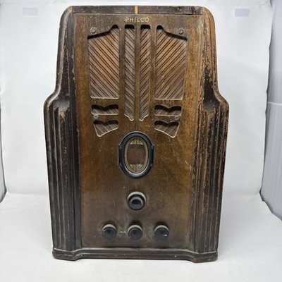 Vintage Philco Tombstone Tabletop Tube Radio Model 620 Untested Restore project