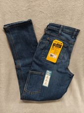 Carhartt Women s Rugged Flex Double-Front Jeans BD5110-W Sz 6 Regular NWT