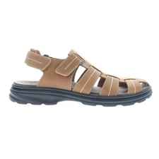 Propet Hunter Fisherman  Mens Brown Casual Sandals MSO043L-TAN