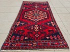 Amazing Hand Knotted Vintage Tribal Wiss Hamidoun Wool Area Rug 5.0 x 2.7 Ft — photo 2