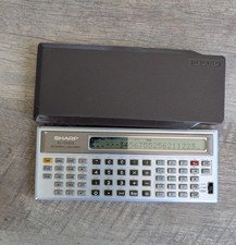 Vintage Sharp EL-5100S Scientific Calculator w/ Case - Screen Bleed Tested