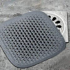 Silicone Shower Drain Hair Catcher Floor Drain Cover Anti Clog Sink Strainer New