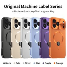Anti-Peeping Film Magnetic Case Logo View Cover For iPhone 17 Pro Max 17 Air 17