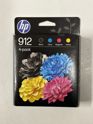 original HP Tintenpatronen 4-Pack Multi-Pack 912 6ZC74AE OVP (06/2027) Rechnung