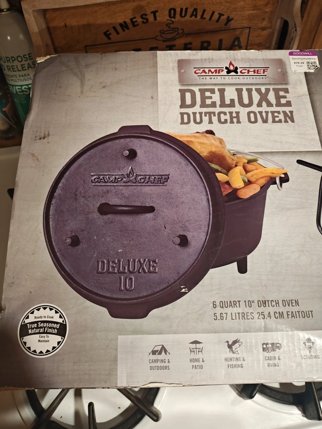Camp Chef Whitetail Commemorative Edition 10” Dutch Oven 6Qt Lid
