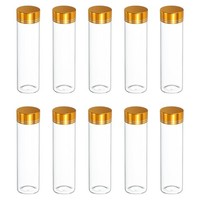 FüR Mini-Glasflaschen Mit Deckel, 10 StüCk 50Ml Klare Kleine GläSer