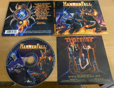 HAMMERFALL - ''RIMSON THUNDER'' - CULT SWEDISH TRUE METAL DIGI-CD 2002