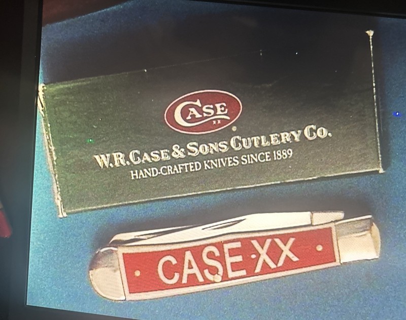 Case XX Trapper 6254 SS Natural Bone Red Case XX Logo  2007