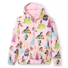 Disney Princess Quilted Jacket for Women by Cakeworthy Size L NEW