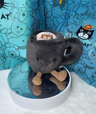 Cute Coffee Cup Plush Toy Genuine Collectible Gift Jellycat Amuseables - NWT