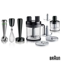 Braun MultiQuick 9 Hand Blender MQ9187XLI 1200W 13 Attachments Silver Steel