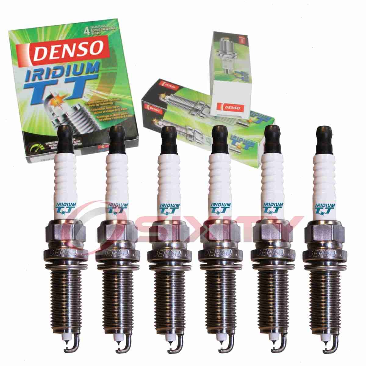 6 pc Denso Iridium TT Spark Plugs for 2015 Nissan NV3500 4.0L V6 Ignition hy