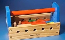 Melissa  Doug My Tool Box Set 20 pc Set Nuts Bolts Screwdriver Toolbox Etc