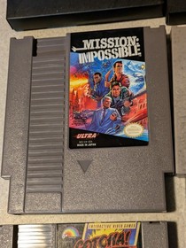 NES 5 Game Lot-Milon's Secret Castle, Mission Impossible, Gotcha, Double Dribble