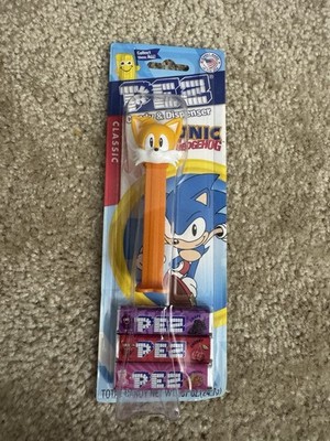 Sonic the Hedgehog Tails PEZ Dispenser NIB   Sealed / New In Box / Rare!