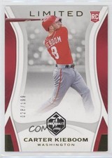 2019 Panini Chronicles Limited Gold 28/199 Carter Kieboom #5 Rookie RC 0st9