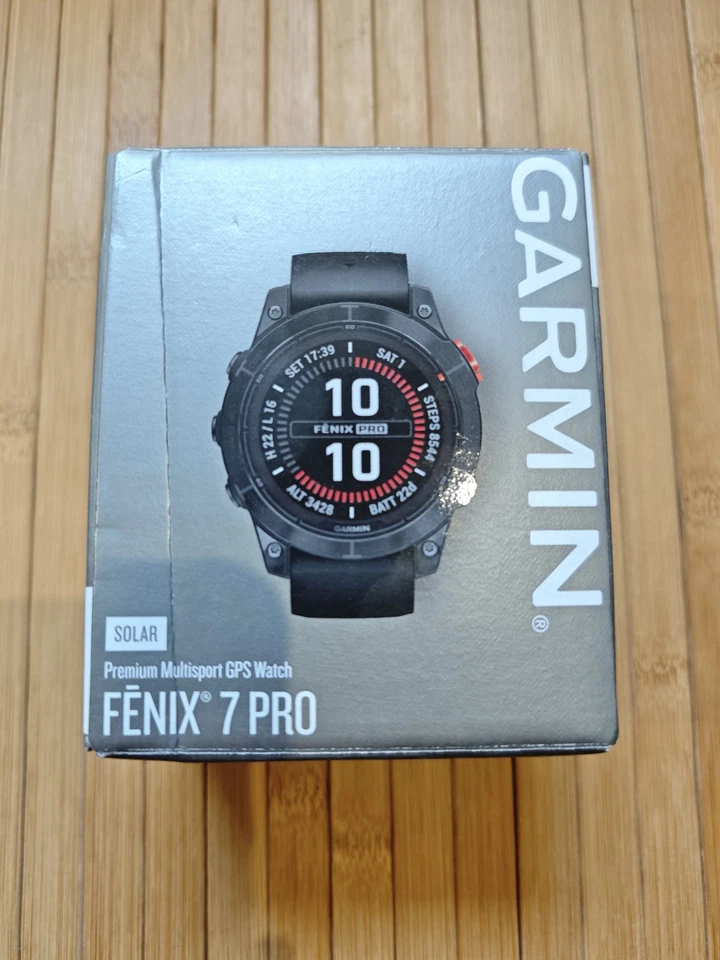 Garmin Fenix 7 Pro Solar 47mm ⭐⭐⭐⭐⭐ Edelstahl + Silikonarmb. Rechnung Garantie‼️ - Bild 2 von 4