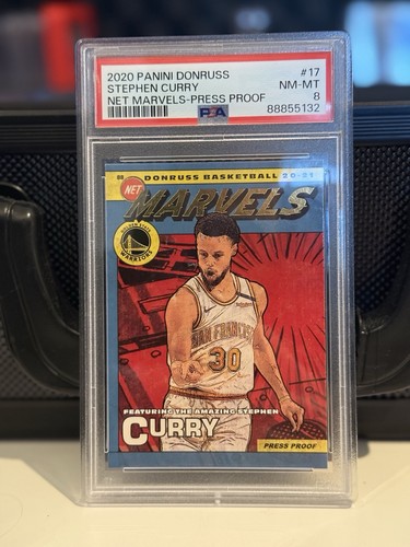 Stephen Curry [Press Proof] #17 2020 Donruss Net Marvels card