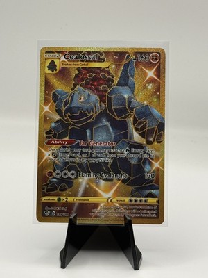 Coalossal 198/189 Pokemon Darkness Ablaze Sword & Shield Secret Rare Card  