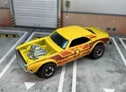 Hot Wheels Redline 1974 Flying Colors Heavy Chevy Yellow Enamel, Vintage
