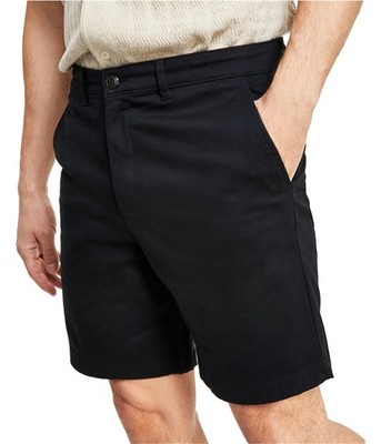 Alfani Mens Solid Flat Front Casual Walking Shorts