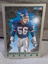 1991 Fleer - Pro Vision Lawrence Taylor #3 New York Giants Linebacker HOF