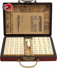Florauspicious Chinese Mahjong Set, Traditional Majong Sets Chinese with 146P...