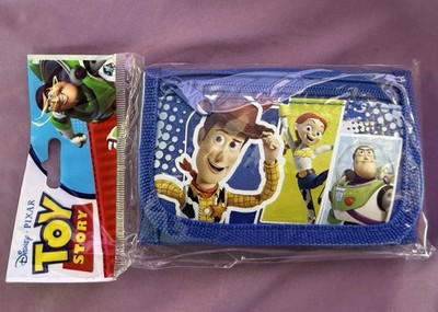 Disney Toy Story Woody, Jessie & Buzz Lightyear boy's gift Fold Wallet - Blue