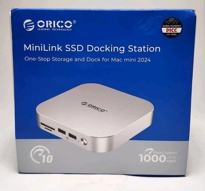 ORICO MiniLink SSD Docking Station. Storage &Dock For Mac Mini 2024 M49P